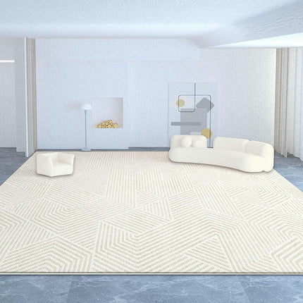 Modern Area Rug Large Floor Rugs Cream Carpet for Indoor Living Room Home Decor 1