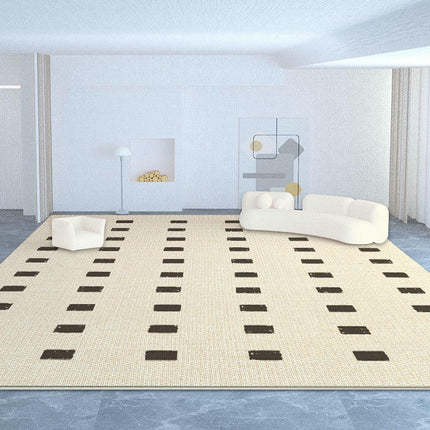 Modern Area Rug Large Floor Rugs Cream Carpet for Indoor Living Room Home Decor