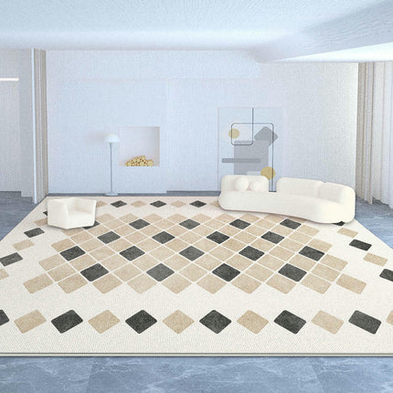 Modern Area Rug Large Floor Rugs Cream Carpet for Indoor Living Room Home Decor 1