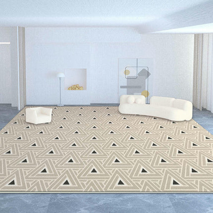 Modern Area Rug Large Floor Rugs Cream Carpet for Indoor Living Room Home Decor