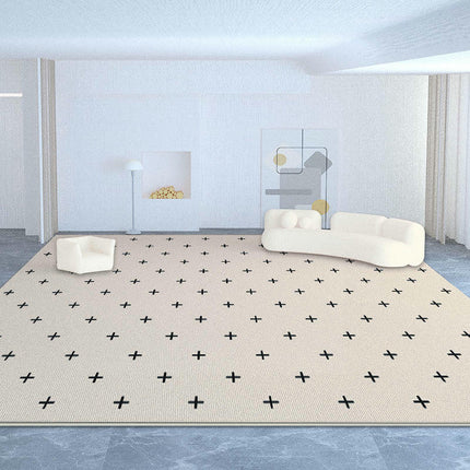 Modern Area Rug Large Floor Rugs Cream Carpet for Indoor Living Room Home Decor