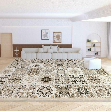 Area Rugs for Living Room Vintage Boho Washable Rug Distressed Carpet for Room Bedroom