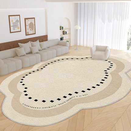 Vintage Irregular Washable Rug Carpet for Bedroom Area Rugs for Living Room