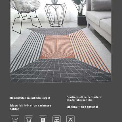 Light Luxury Area Rug Modern Abstract for Indoor Carpets Area Rugs for Living Room