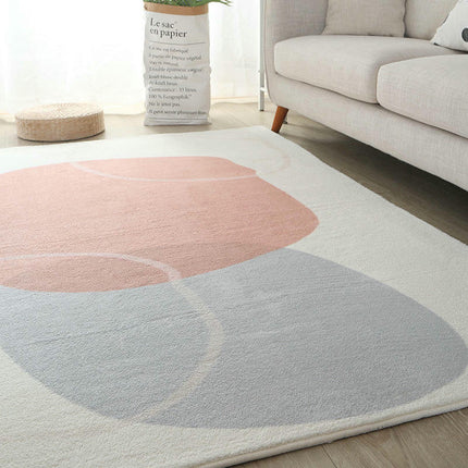 Modern Abstract for Indoor Carpets Multicolor Area Rug Area Rugs for Living Room
