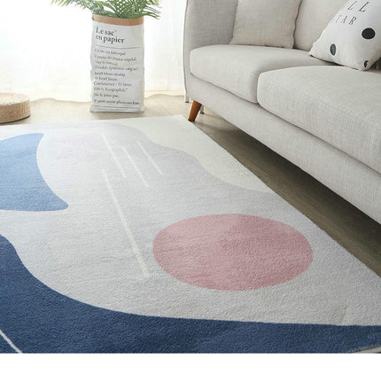 Modern Abstract for Indoor Carpets Multicolor Area Rug Area Rugs for Living Room