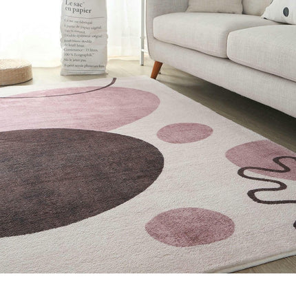 Modern Abstract for Indoor Carpets Multicolor Area Rug Area Rugs for Living Room