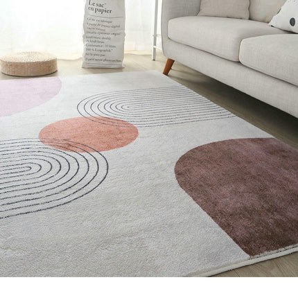 Modern Abstract for Indoor Carpets Multicolor Area Rug Area Rugs for Living Room
