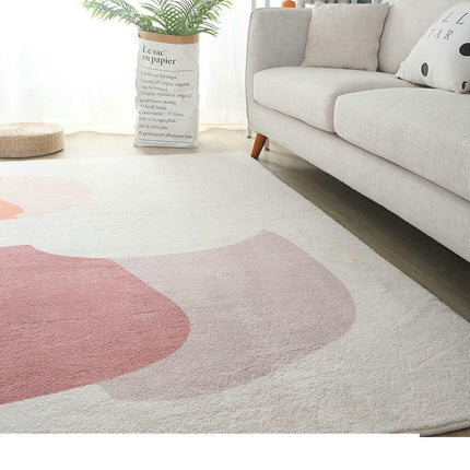 Modern Abstract for Indoor Carpets Multicolor Area Rug Area Rugs for Living Room