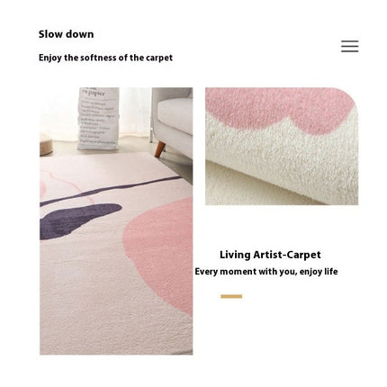 Modern Abstract for Indoor Carpets Multicolor Area Rug Area Rugs for Living Room