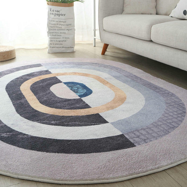 Oval Area Rug Washable Rug Soft Rug Rugs for Living Room Bedroom Room Decor