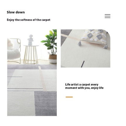 Large Floor Rugs Indoor Area Rug for Living Room Bedroom Light Luxury Room Decor Washable Rug