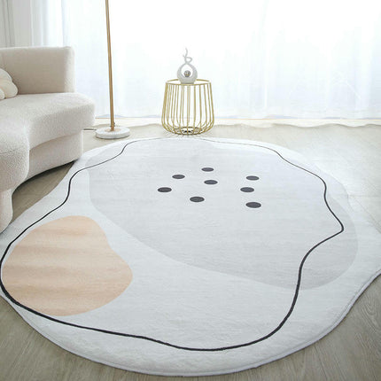 Irregular Large Floor Rugs Indoor Area Rug for Living Room Bedroom Room Decor Carpet