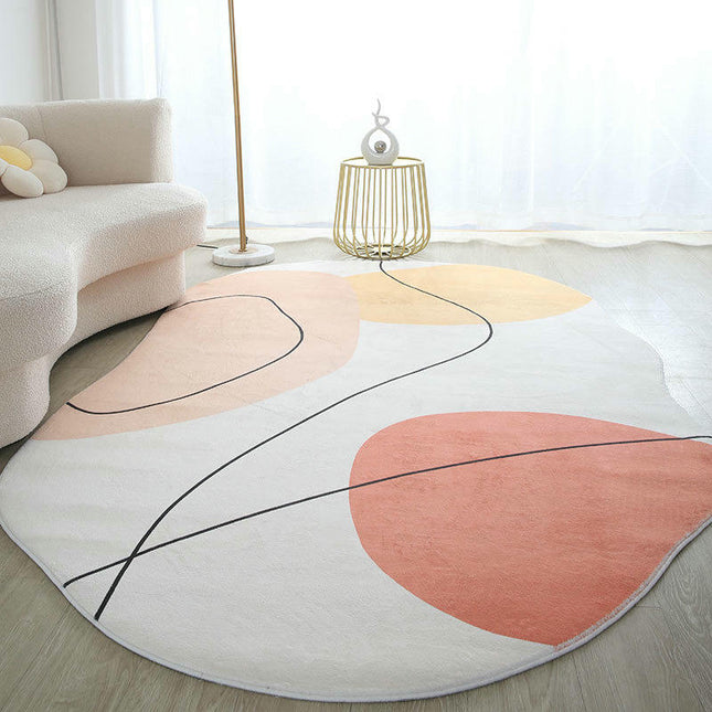 Irregular Large Floor Rugs Indoor Area Rug for Living Room Bedroom Room Decor Carpet