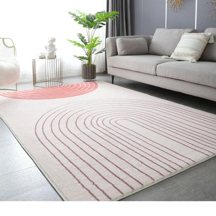 Art Area Rugs,Line Indoor Carpet, Soft Large Floor Carpet Mat for Living Room