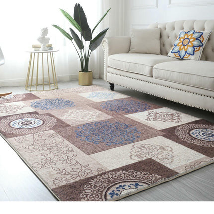 Washable Area Rug Non Slip Soft Bedroom Rug Boho Living Room Rug Accent Throw Rugs