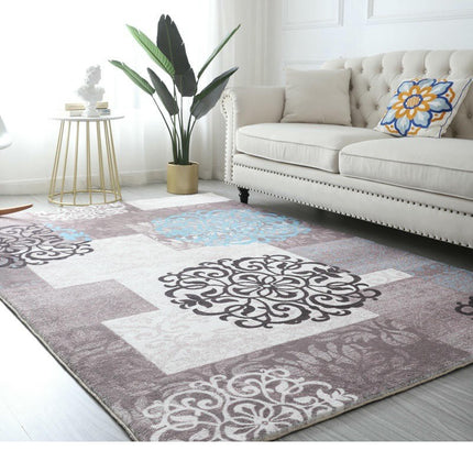 Washable Area Rug Non Slip Soft Bedroom Rug Boho Living Room Rug Accent Throw Rugs