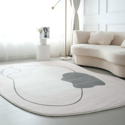 Irregular Rug Soft Rug Area Rug Washable Rug Living Room Rugs for Bedroom