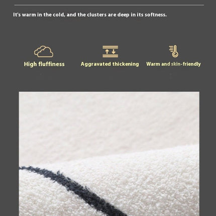 Irregular Rug Soft Rug Area Rug Washable Rug Living Room Rugs for Bedroom