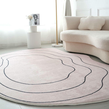 Irregular Rug Soft Rug Area Rug Washable Rug Living Room Rugs for Bedroom