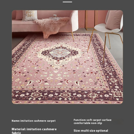 Vintage Carpet Rug Soft Rug Area Rug Washable Rug Living Room Rugs for Bedroom
