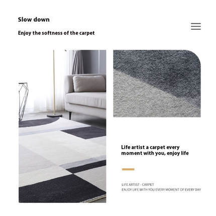 Area Rug Washable Carpets Room Decor-Abstract Rugs for Living Room Bedroom,Dining Room