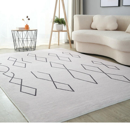 Geometric Decor Carpet Modern Area Rug Carpet For Living Room Non Shedding Large Floor Rugs