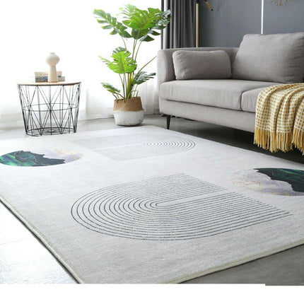 Geometric Decor Carpet Modern Area Rug Carpet For Living Room Non Shedding Large Floor Rugs