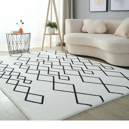 Geometric Decor Carpet Modern Area Rug Carpet For Living Room Non Shedding Large Floor Rugs 1