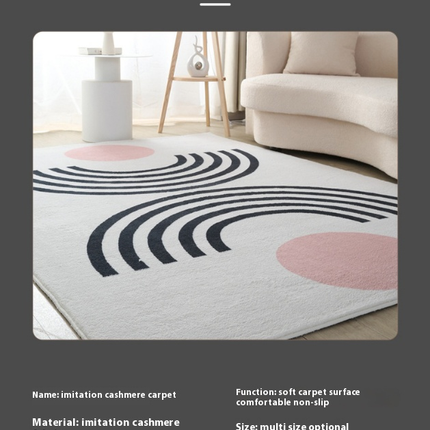 Geometric Decor Carpet Modern Area Rug Carpet For Living Room Non Shedding Large Floor Rugs 1