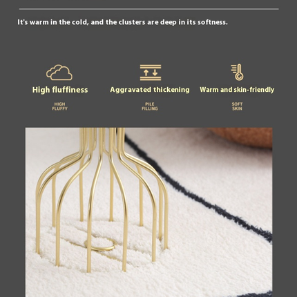 Non Shedding Large Floor Rugs Geometric Decor Carpet Modern Area Rug Carpet For Living Room
