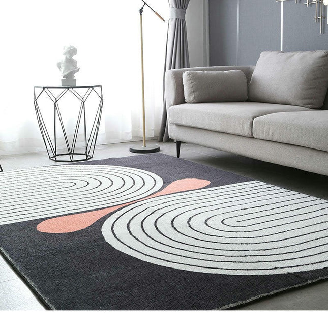Multicolor Rugs for Living Room Area Rug Washable Carpets Room Decor Abstract Geometric Rugs