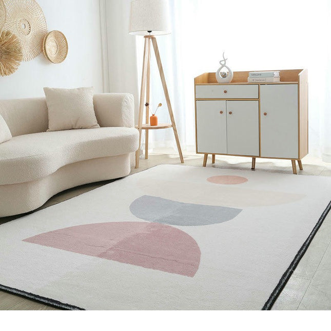 Multicolor Rugs for Living Room Area Rug Washable Carpets Room Decor Abstract Geometric Rugs