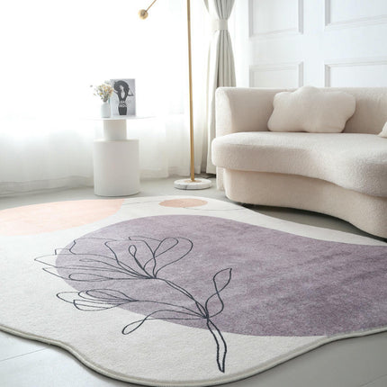 Room Decor Abstract Rugs Irregular Rugs for Living Room Area Rug Washable Carpets