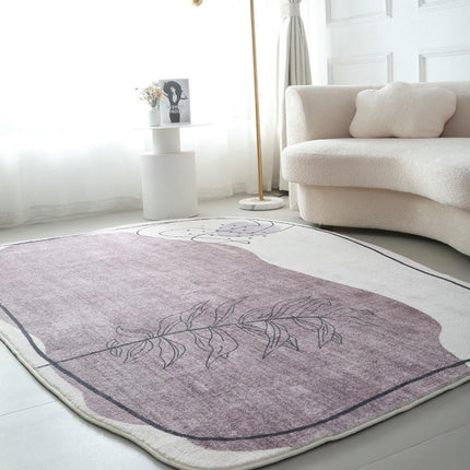 Room Decor Abstract Rugs Irregular Rugs for Living Room Area Rug Washable Carpets