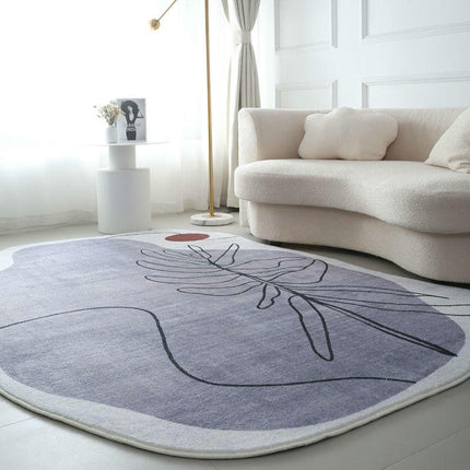 Room Decor Abstract Rugs Irregular Rugs for Living Room Area Rug Washable Carpets