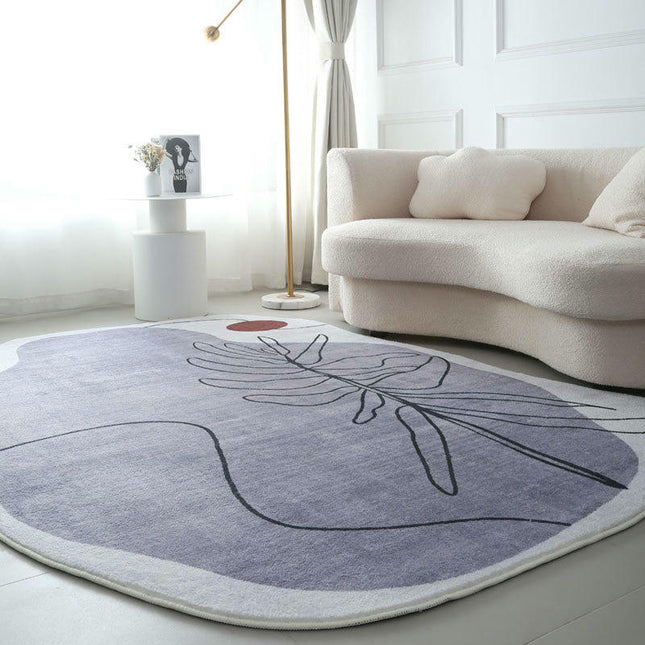 Room Decor Abstract Rugs Irregular Rugs for Living Room Area Rug Washable Carpets