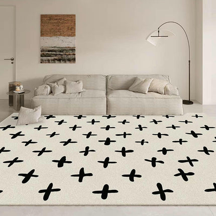 Simple Lines Rugs for Living Room Washable Carpets Modern Decor Area Rug