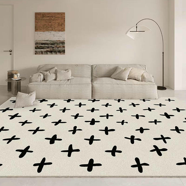 Simple Lines Rugs for Living Room Washable Carpets Modern Decor Area Rug