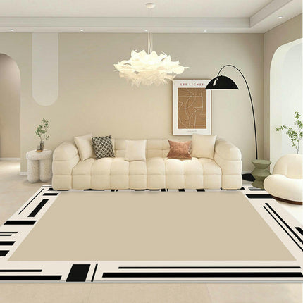 Simple Lines Rugs for Living Room Washable Carpets Modern Decor Area Rug