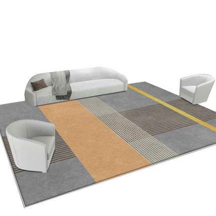Light Luxury Rugs for Living Room Washable Geometric Carpets Modern Decor Area Rug 1