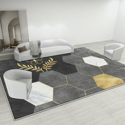 Light Luxury Rugs for Living Room Washable Geometric Carpets Modern Decor Area Rug 1