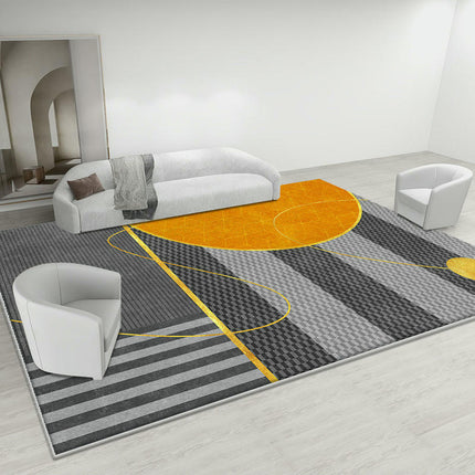 Light Luxury Rugs for Living Room Washable Geometric Carpets Modern Decor Area Rug