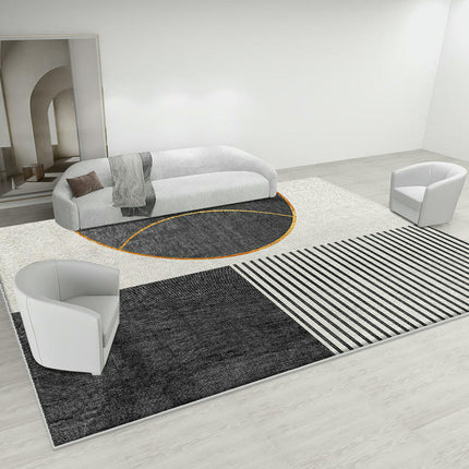 Abstract Geometric Indoor Area Rug Modern Carpet For Bedroom Living Room Non Shedding Large Rugs 1