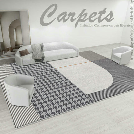 Abstract Geometric Indoor Area Rug Modern Carpet For Bedroom Living Room Non Shedding Large Rugs 1