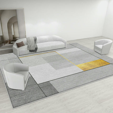 Abstract Geometric Indoor Area Rug Modern Carpet For Bedroom Living Room Non Shedding Large Rugs
