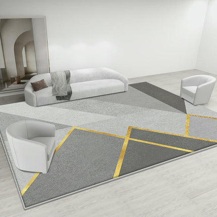Abstract Geometric Indoor Area Rug Modern Carpet For Bedroom Living Room Non Shedding Large Rugs 1