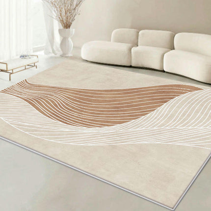 Modern Non Shedding Large Rugs Abstract Geometric Indoor Area Rug Carpet For Bedroom Living Room