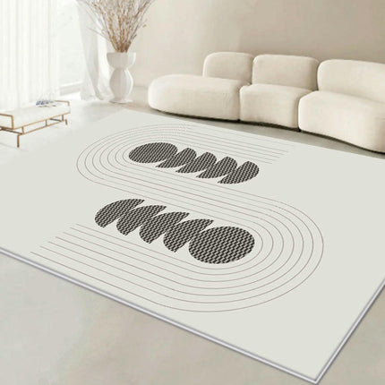 Modern Non Shedding Large Rugs Abstract Geometric Indoor Area Rug Carpet For Bedroom Living Room