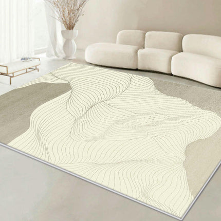 Modern Non Shedding Large Rugs Abstract Geometric Indoor Area Rug Carpet For Bedroom Living Room